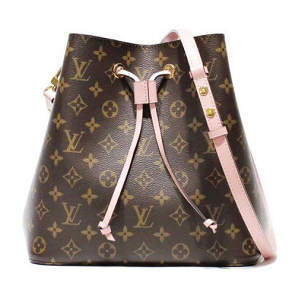 Louis Vuitton NeoNoe Shoulder Bag Rose Pink Poodle pink brown Crossbody - Picture 1 of 4